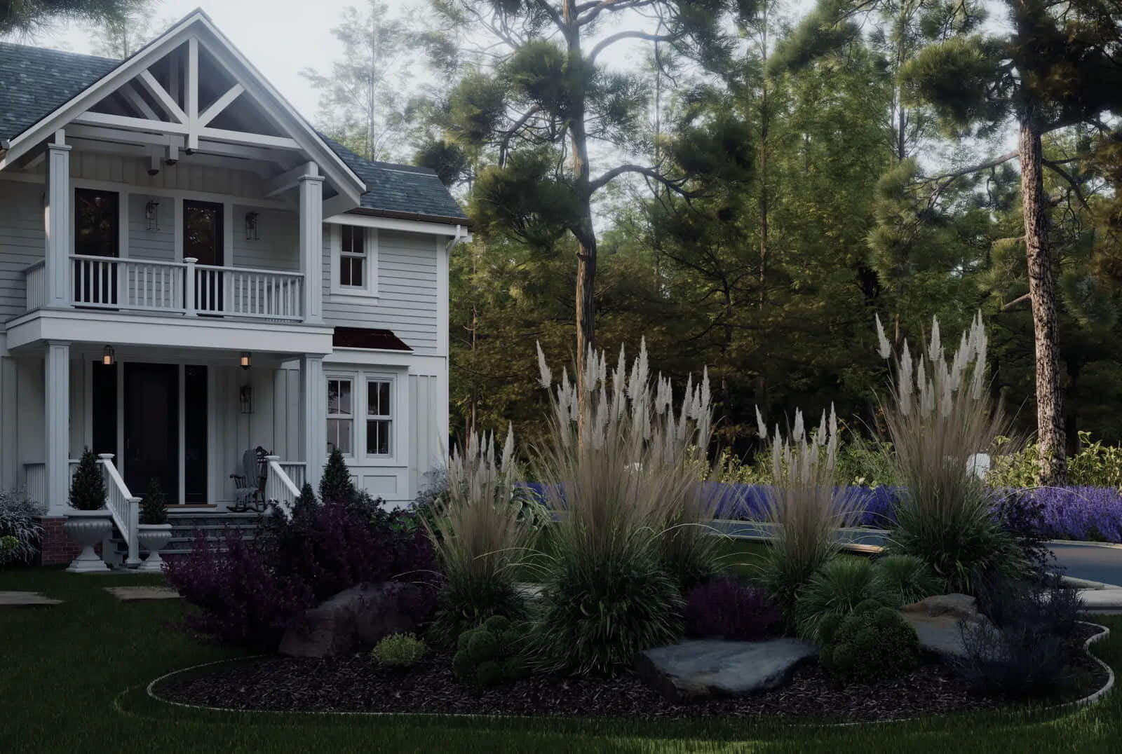 Luxury Craftsman-style home